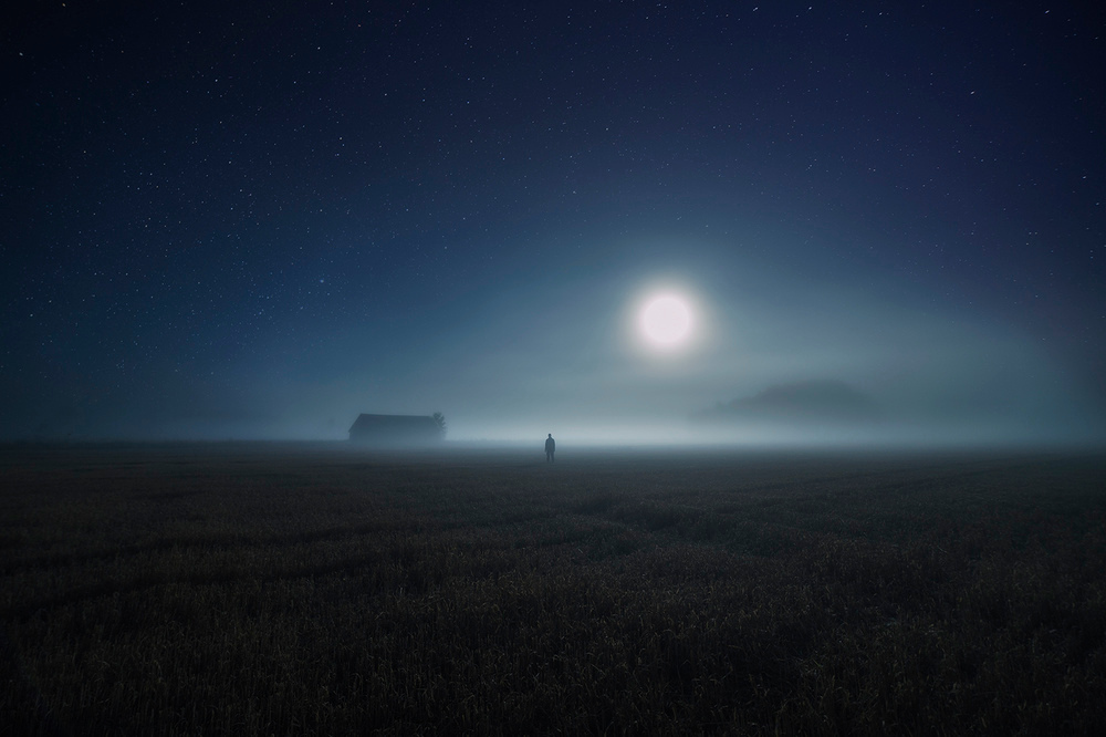 фантастические ночные пейзажи мика суутари