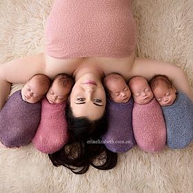 Очаровательная фотосессия матери пятерых близнецов | Блог о фотографии | Фотограф Команда foto.by