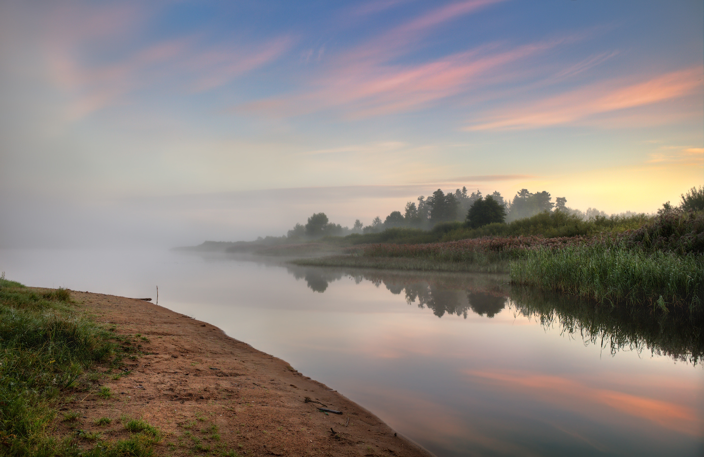 Про туман над рекой | Фотограф Сергей Шабуневич | foto.by фото.бай