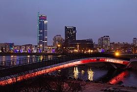 Подсветка моста | Фотограф Николай Никитин | foto.by фото.бай