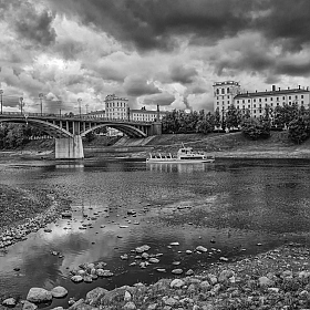 фотограф Зміцер Пахоменка. Фотография "Витебск.Слияние двух рек"