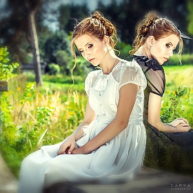 фотограф Дарья Баглай. Фотография "Две ипостаси женщины или Белое и Черное"