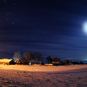 Ночь, фонарь, деревня... | Фотограф Стас Аврамчик | foto.by фото.бай