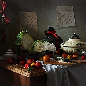 фотограф Татьяна Карачкова. Фотография "Кухонный. С супницей"