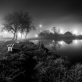 фотограф Сергей Ласута. Фотография "Ночь над озером"