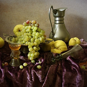 Осенний натюрморт с виноградом | Фотограф Татьяна Карачкова | foto.by фото.бай