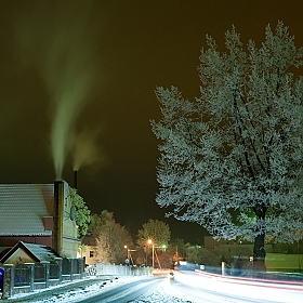 морозный вечер | Фотограф Юрий Горид | foto.by фото.бай