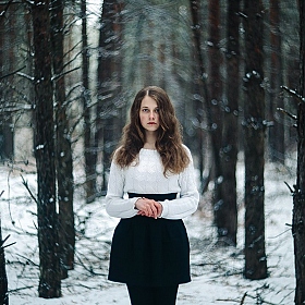 Зимний портрет | Фотограф Артур Язубец | foto.by фото.бай
