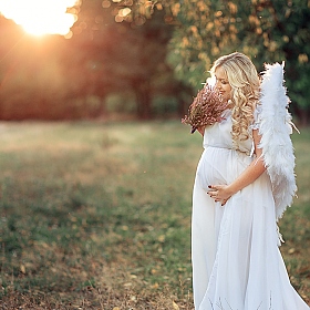 фотограф Татьяна Малюта. Фотография "Каждая мама -  это ангел-хранитель!"