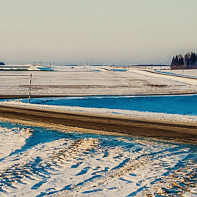 Зимняя дорога | Фотограф Алексей Басалай | foto.by фото.бай