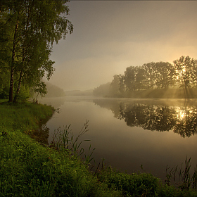 фотограф Алексей Богорянов. Фотография "Рассвет над речкой сонною..."