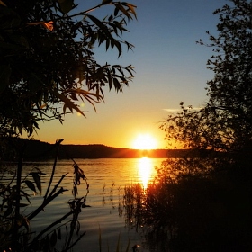 фотограф Михаил Цегалко. Фотография "Закат на озере"