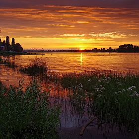 огненный закат | Фотограф Сергей Шляга | foto.by фото.бай