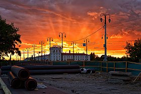 Закат в Витебске | Фотограф Алексей Румянцев | foto.by фото.бай