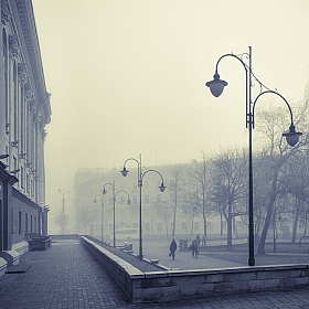 фотограф Зміцер Пахоменка. Фотография "Витебский туман"