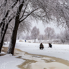 О зимней рыбалке | Фотограф Вiктар Стрыбук | foto.by фото.бай