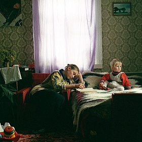 фотограф Maxim Chernogolov. Фотография "жена и сын   2002"