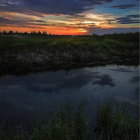 Хмурый закат | Фотограф Сергей Шабуневич | foto.by фото.бай