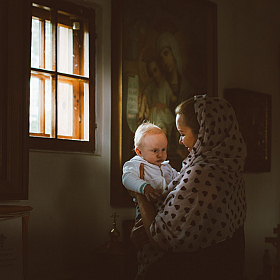 фотограф Алеся Лесникова. Фотография "Крещение"