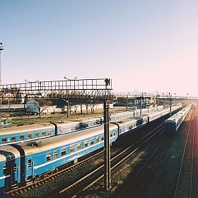 Вечерний вокзал | Фотограф Сергей Сэдрис | foto.by фото.бай