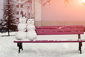 Зимняя парочка | Фотограф Ирина Гурская | foto.by фото.бай