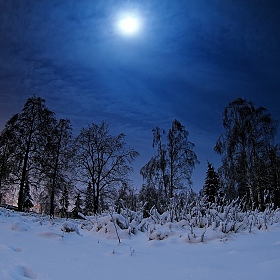 Зимняя ночь | Фотограф Стас Аврамчик | foto.by фото.бай