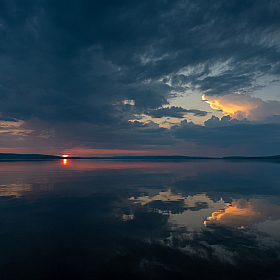 закат на Кунд озере | Фотограф Олег Москаленко | foto.by фото.бай