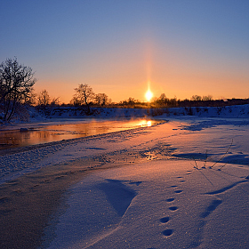 морозный вечер | Фотограф Виталий Полуэктов | foto.by фото.бай