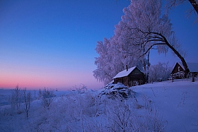 Морозный вечер | Фотограф Александр Храмко | foto.by фото.бай