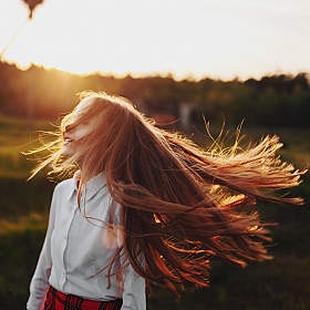 Солнце в волосах | Фотограф Артур Язубец | foto.by фото.бай