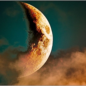 фотограф Виталий Мороз. Фотография "Восход черной луны..."