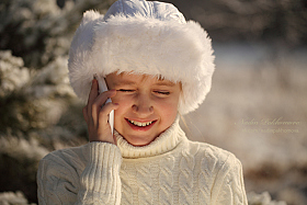 Снегурочка у телефона... | Фотограф Надежда Пахомова | foto.by фото.бай