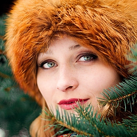фотограф Татьяна Любавина. Фотография "Зимний портрет"