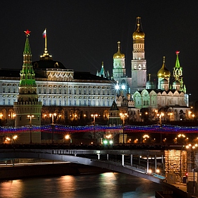 фотограф Edward Berelet. Фотография "Огни Москвы."