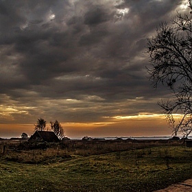 фотограф Юлия Войнич. Фотография "Оранжевый ноябрьский закат"