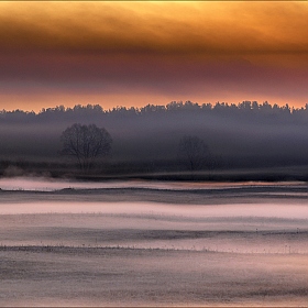 Дым, Туман, Рассвет | Фотограф Юрий Купреев | foto.by фото.бай