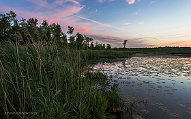 Закат на реке "Бузянка" | Фотограф Руслан Понамарев | foto.by фото.бай