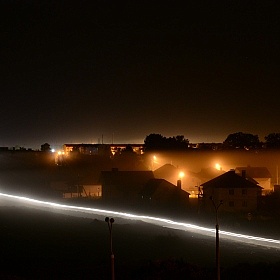 Ночной туман | Фотограф Сергей Бурба | foto.by фото.бай