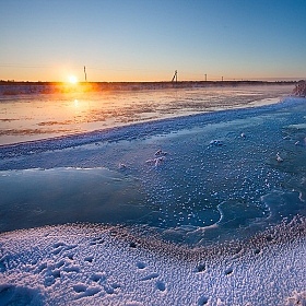 фотограф Михаил Кулеш. Фотография "морозным утром"