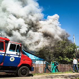 Пожар! | Фотограф Игорь Старовойтов | foto.by фото.бай