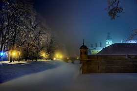 Туманный Альбион над замком в Несвиже | Фотограф Сергей Мельник | foto.by фото.бай
