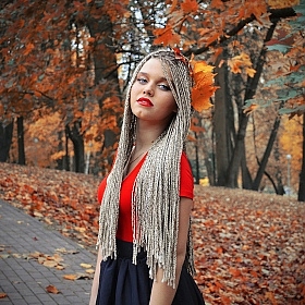 Девушка в красном | Фотограф Дарья Крук | foto.by фото.бай