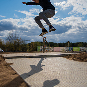 фотограф Евгений Лавышик. Фотография "Мальчик со скейтом, которого я нашёл на улице"