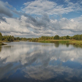 фотограф Александр Удовиченко. Фотография "Как небо купалось в озере"