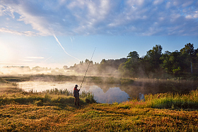 на утренней рыбалке | Фотограф Виталий Полуэктов | foto.by фото.бай