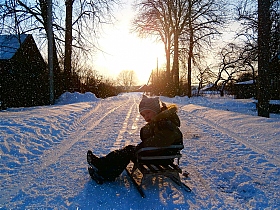 зимой в деревне | Фотограф Анастасия Жандарова | foto.by фото.бай