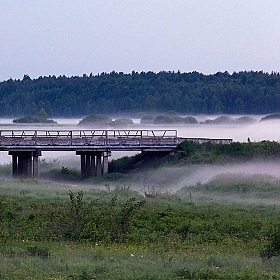 фотограф Александр Митрахович. Фотография "Вылез мостик из тумана"