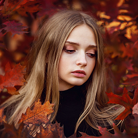 фотограф Марина Шавловская. Фотография "Осенний портрет"