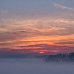 Туманный рассвет | Фотограф Сергей Шабуневич | foto.by фото.бай