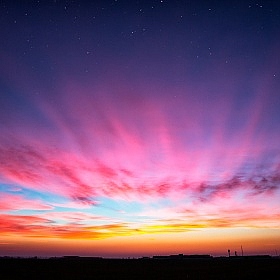 Восход над городом Речица | Фотограф Игорь Гриб | foto.by фото.бай